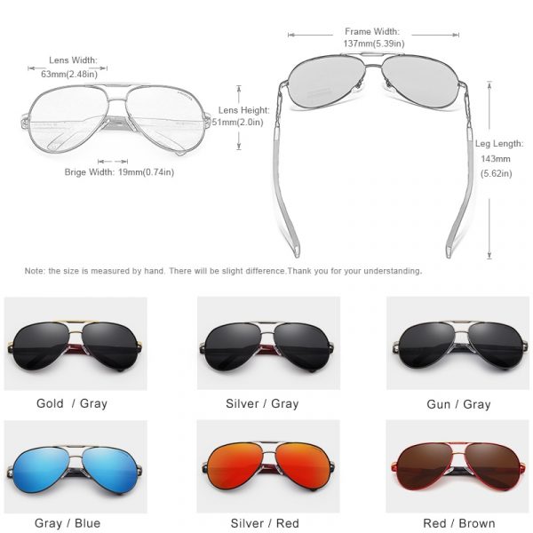 KINGSEVEN Vintage en aluminium lunettes de soleil polarisées marque lunettes de soleil revêtement lentille conduite lunettes pour hommes/Wome N725 4