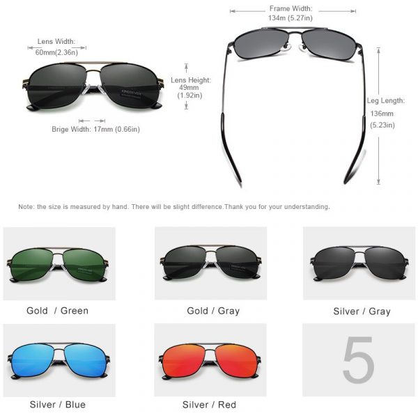 Kingseven - lunettes de soleil carrées, h/f, lunettes de soleil hommes femmes polarisées et carrées avec protection 100% anti-UV à verre miroir rouge, N738, 2019 3