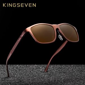 KINGSEVEN – lunettes de soleil rétro en aluminium et magnésium pour femmes, polarisées, Vintage, accessoires de conduite 1