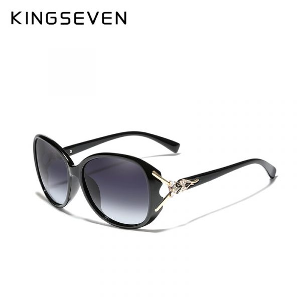 KINGSEVEN – lunettes de soleil polarisées HD, rétro, grande monture, luxe, marque de styliste, pour femmes 4