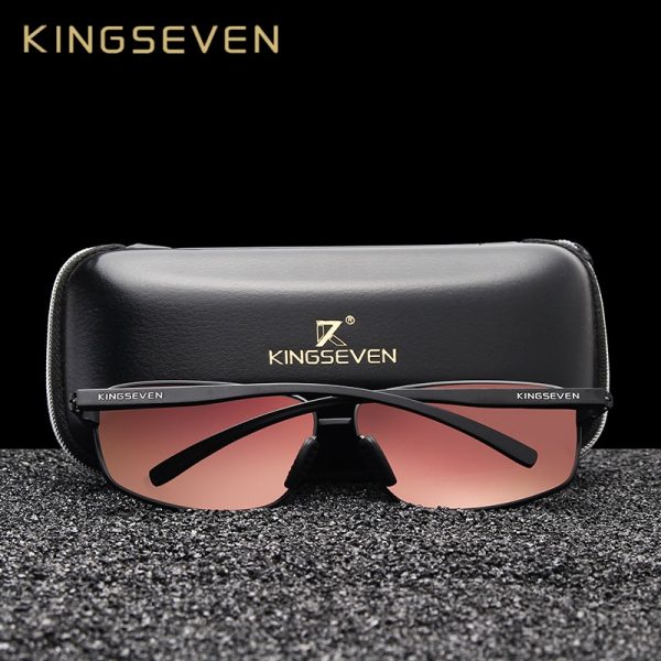 KINGSEVEN – lunettes de soleil polarisées pour hommes et femmes, miroir rouge, pour la conduite, haute qualité, Oculos N7088 2