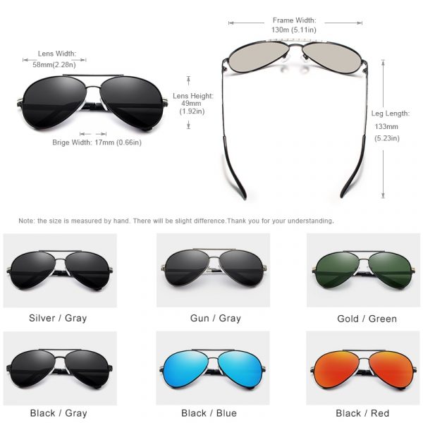 Kingseven - lunettes de soleil HD, hommes, lunettes de soleil pour hommes polarisées en haute définition avec monture en alliage d'aviation, tout nouveau design et protection UV400, 2019 4