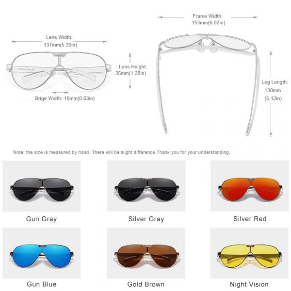 KINGSEVEN – lunettes de soleil surdimensionnées pour hommes et femmes, verres polarisés, Protection UV, en acier inoxydable, N7762 2