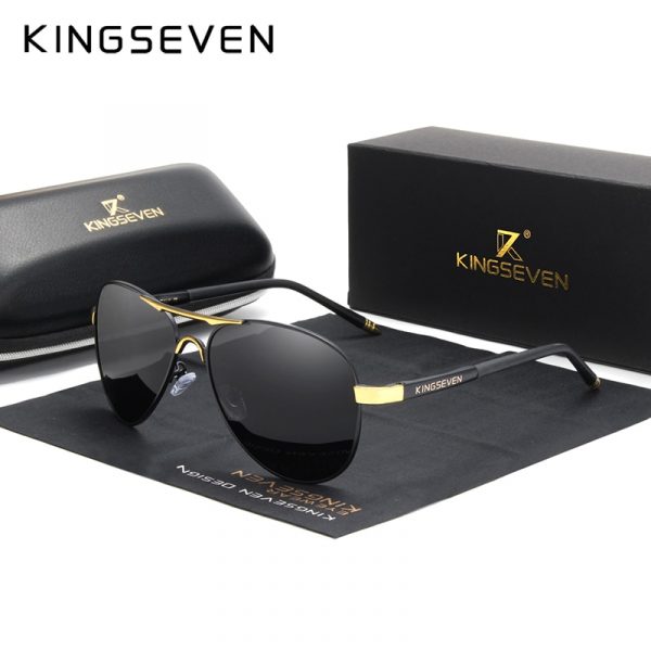Kingseven - lunettes de soleil à la mode, H/F, lunettes de soleil hommes polarisées de marque pour conduire, lunettes de mode teintées en aluminium pour hommes et femmes, 2019 1