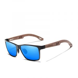 KINGSEVEN – lunettes de soleil polarisées pour hommes, Design fait à la main en bois de noyer, accessoires en aluminium, livraison depuis l'espagne 1