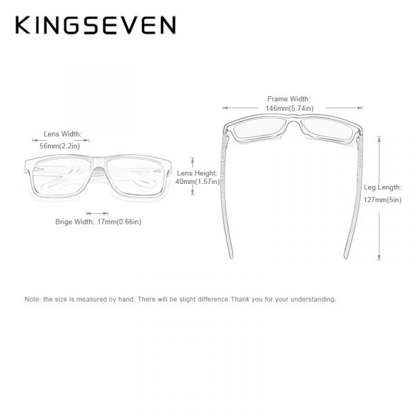 KINGSEVEN – lunettes de soleil en bois de noyer naturel TR90 + pour hommes et femmes, verres rétro polarisés UV400, charnière renforcée, 100% 3
