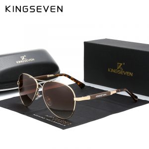 KINGSEVEN – lunettes de soleil polarisées pour hommes et femmes, en alliage de titane, miroir pilote, nouvelle tendance, de qualité, 2021 1