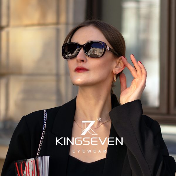 KINGSEVEN – lunettes De Soleil pour femmes, Style jeune, verres polarisés dégradés, Design De luxe, élégantes dames 2