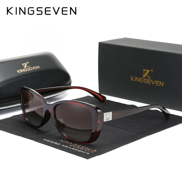 KINGSEVEN – lunettes De Soleil pour femmes, Style jeune, verres polarisés dégradés, Design De luxe, élégantes dames 1