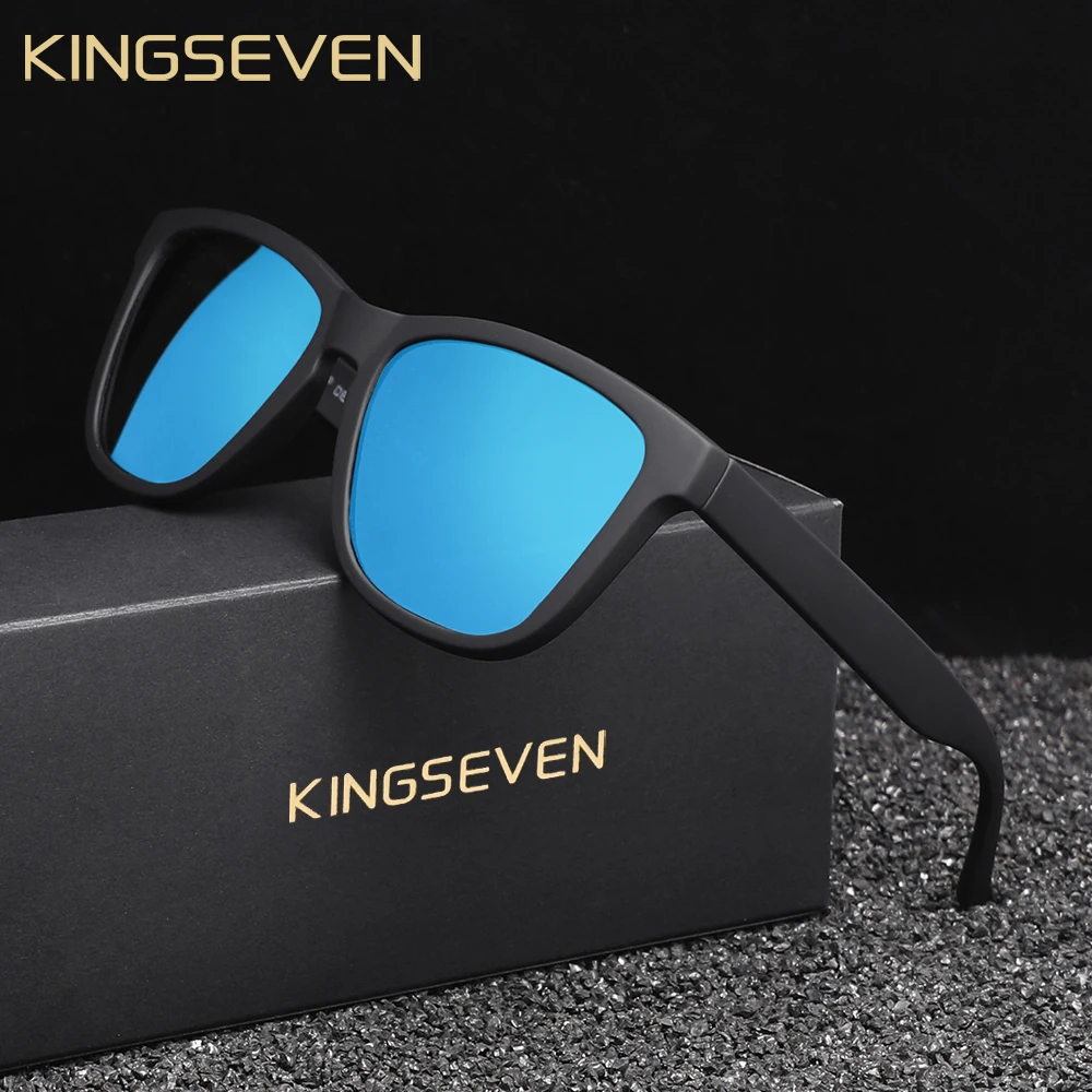 Lunettes de soleil « Onyx » rondes à monture noire, polarisées, UV400 5