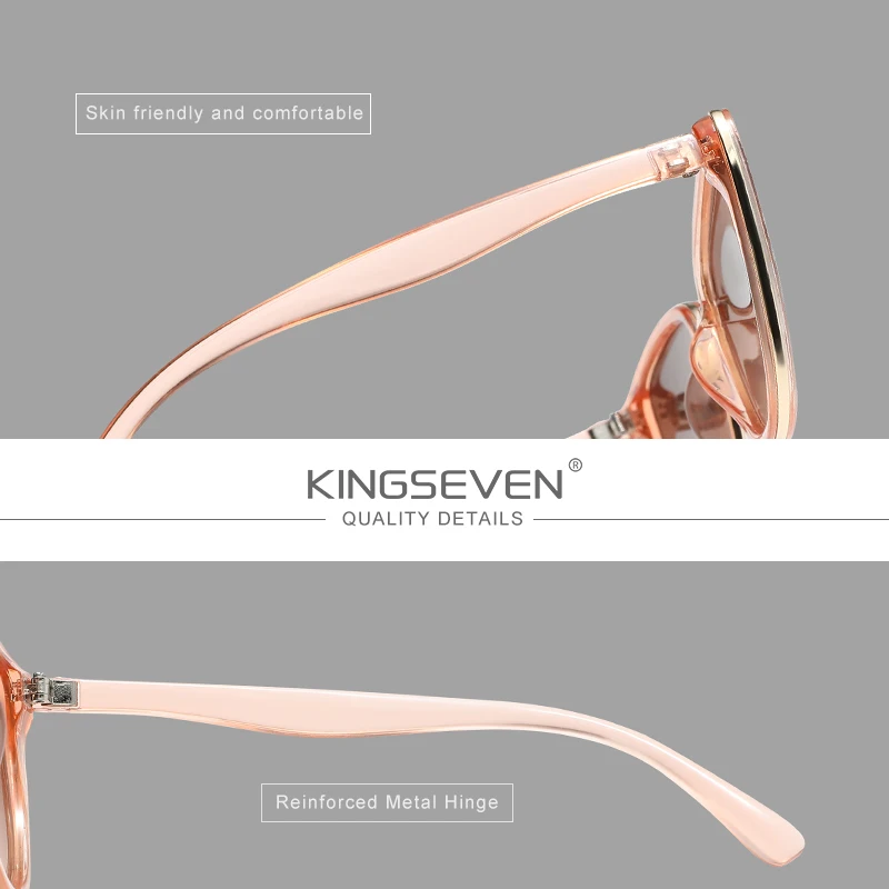 Lunettes de soleil « Liora » œil de chat rétro pour femme, polarisées, UV400 5