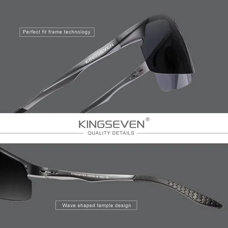 Lunettes de soleil sport « Aéris » en aluminium, polarisées, UV400 5