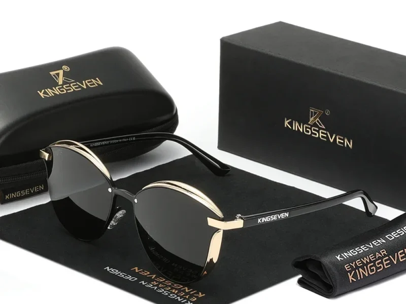 Lunettes de soleil « Aria » œil de chat pour femme, polarisées, UV400 1