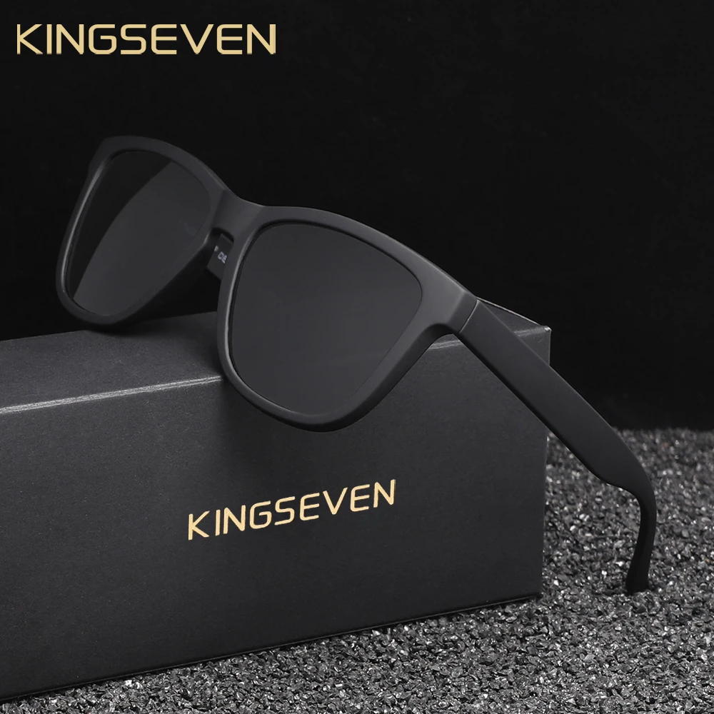 Lunettes de soleil « Onyx » rondes à monture noire, polarisées, UV400 4