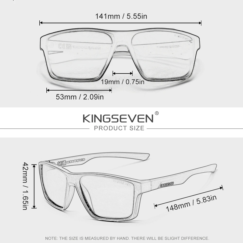 Lunettes de soleil « Basalte » classiques, polarisées, anti-éblouissement, UV400 4
