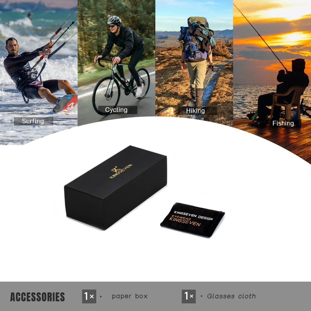 Lunettes de soleil sport « Cadence » pour le vélo, polarisées, UV400 6