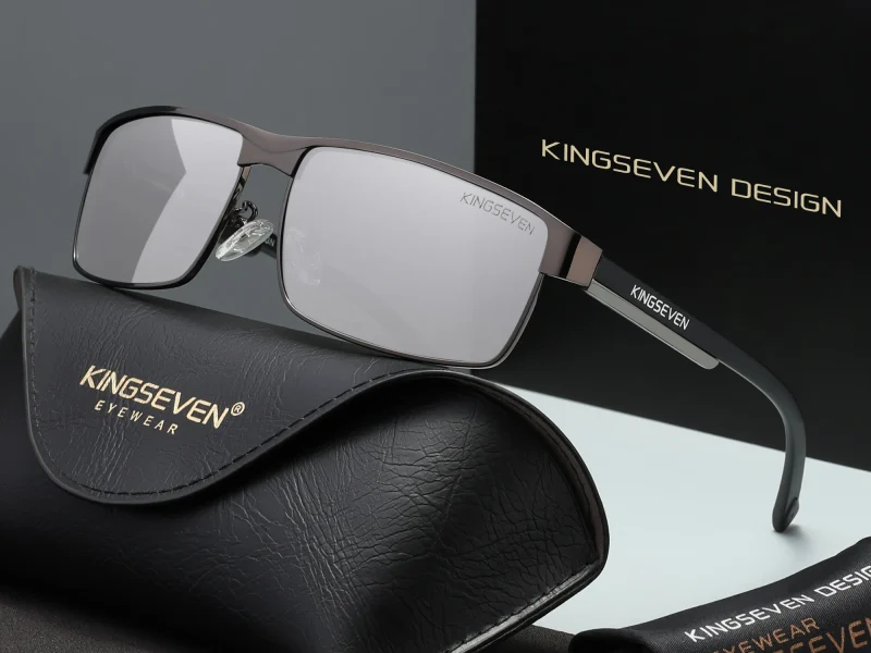 Lunettes de soleil « Vesta » rectangulaires pour la conduite, polarisées, UV400 1