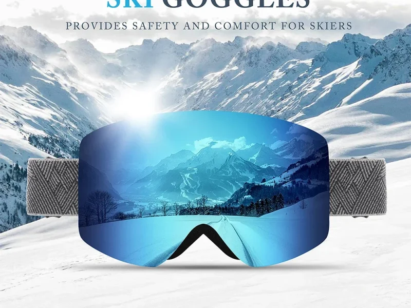 KINGSEVEN Sports de plein air adolescents hommes femmes lunettes de Ski-Anti-buée UV400 Snowboard Ski lunettes hiver coupe-vent lunettes de protection 1