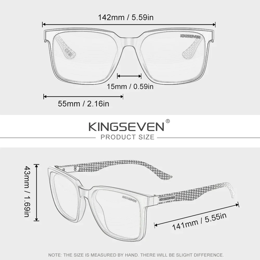 Lunettes de soleil polarisées UV400 pour hommes, marque originale de haute qualité, monture en Fiber de carbone, protection décontractée pour la conduite en plein air 5