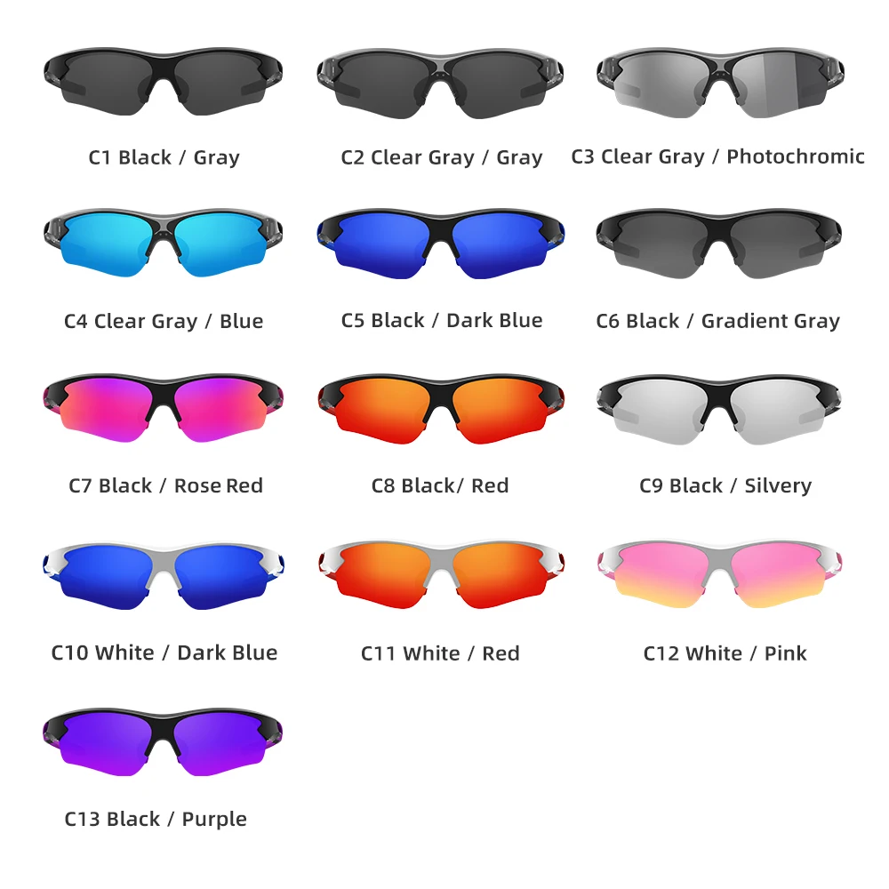 KINGSEVEN-Lunettes de soleil de cyclisme de sport pour hommes, lunettes de vélo de route, lunettes de protection d'équitation de montagne, lunettes de soleil VTT 5