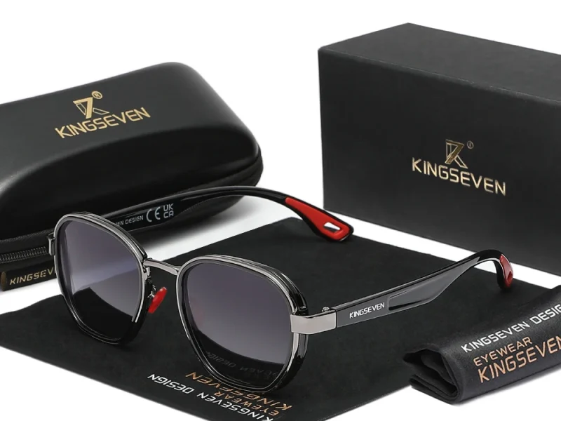 KINGSEVEN hommes lunettes de soleil polarisées UV400 lunettes de protection en plein air vélo cyclisme Anti-éblouissement lunettes sport vélo conduite 1