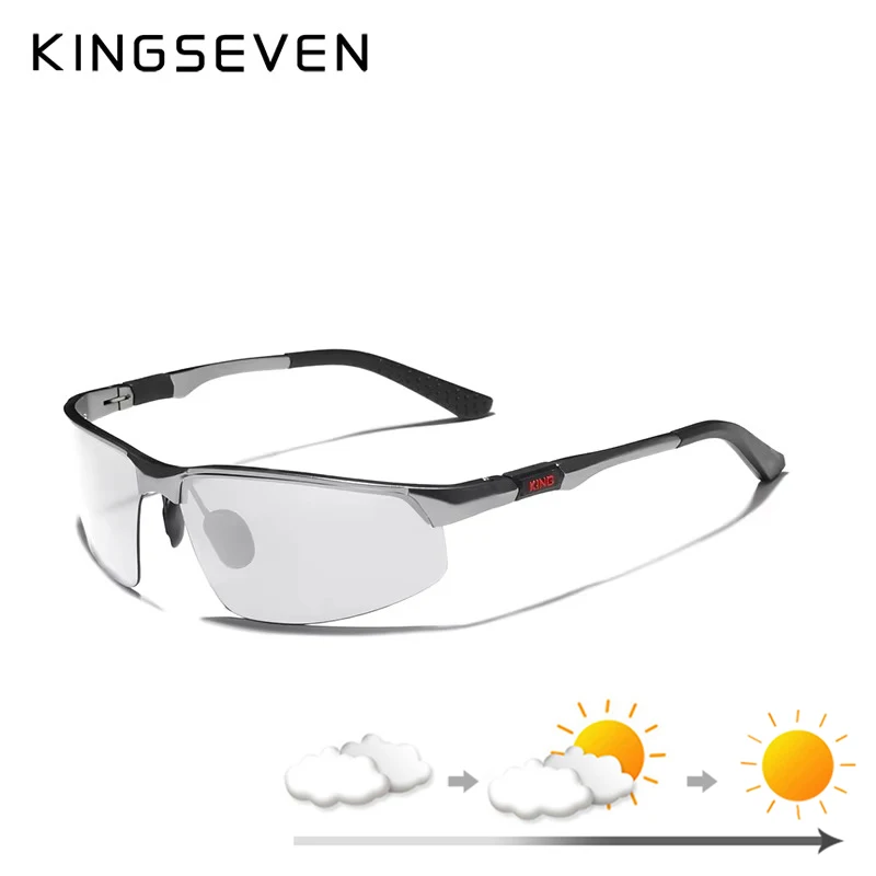 KINGSEVEN sport cyclisme lunettes de soleil hommes femmes polarisées UV400 lunettes de conduite photochromique équipement d'équitation en plein air lunettes 4