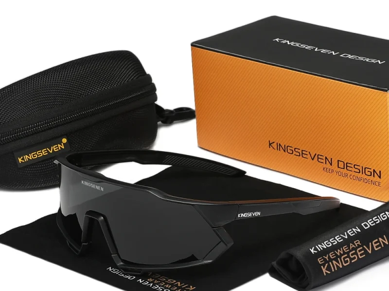 KINGSEVEN nouvelles lunettes de cyclisme vélo hommes UV400 lunettes polarisées Sports de plein air vtt lunettes vélo femmes équitation randonnée lunettes de soleil 1